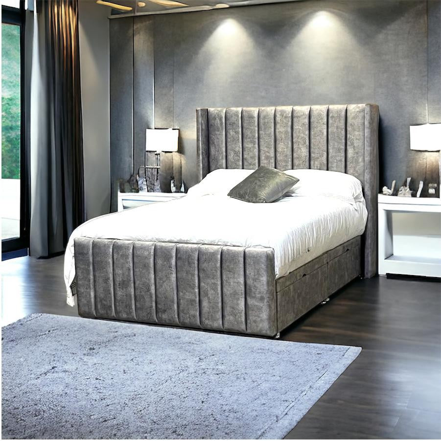 Berlin Wingback Ottoman Bed