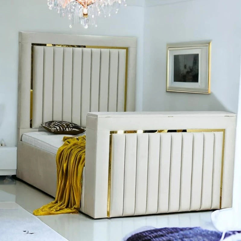 Zoe Vertical Panel TV Bed