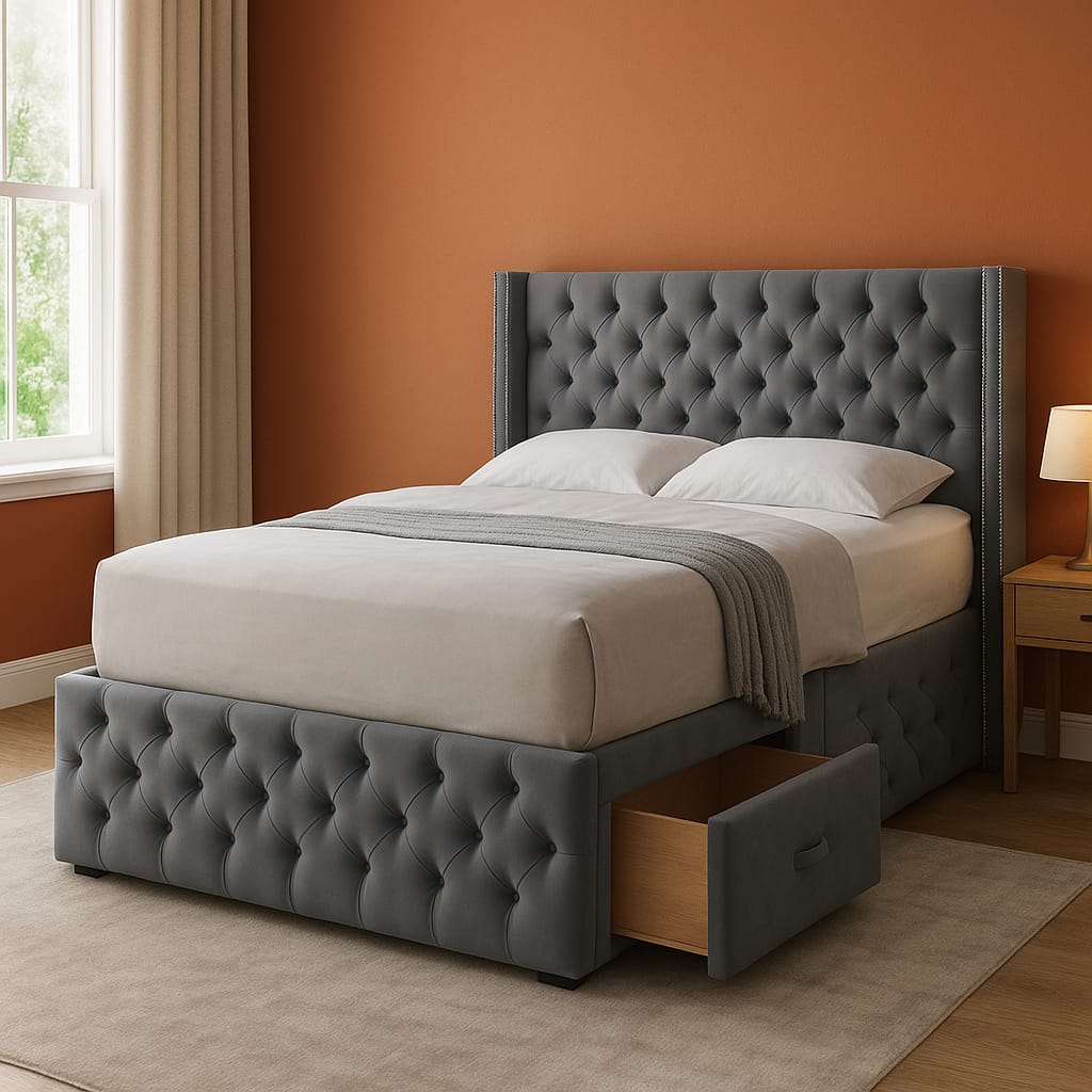 Lisa Chesterfield Divan Bed