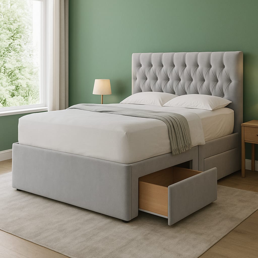 Naomi Chesterfield Divan Bed