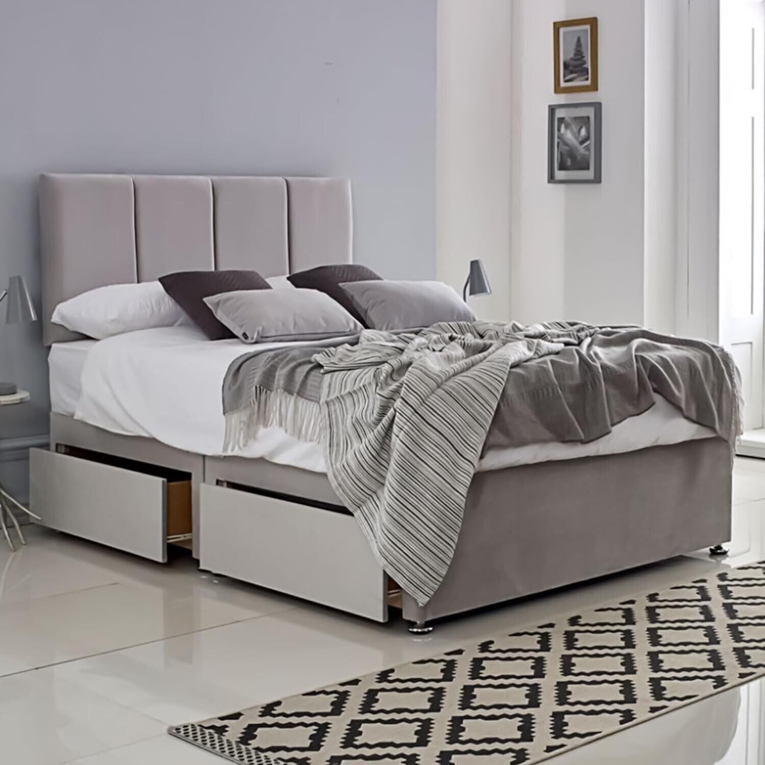 Savoir Luxe Panel Divan Bed