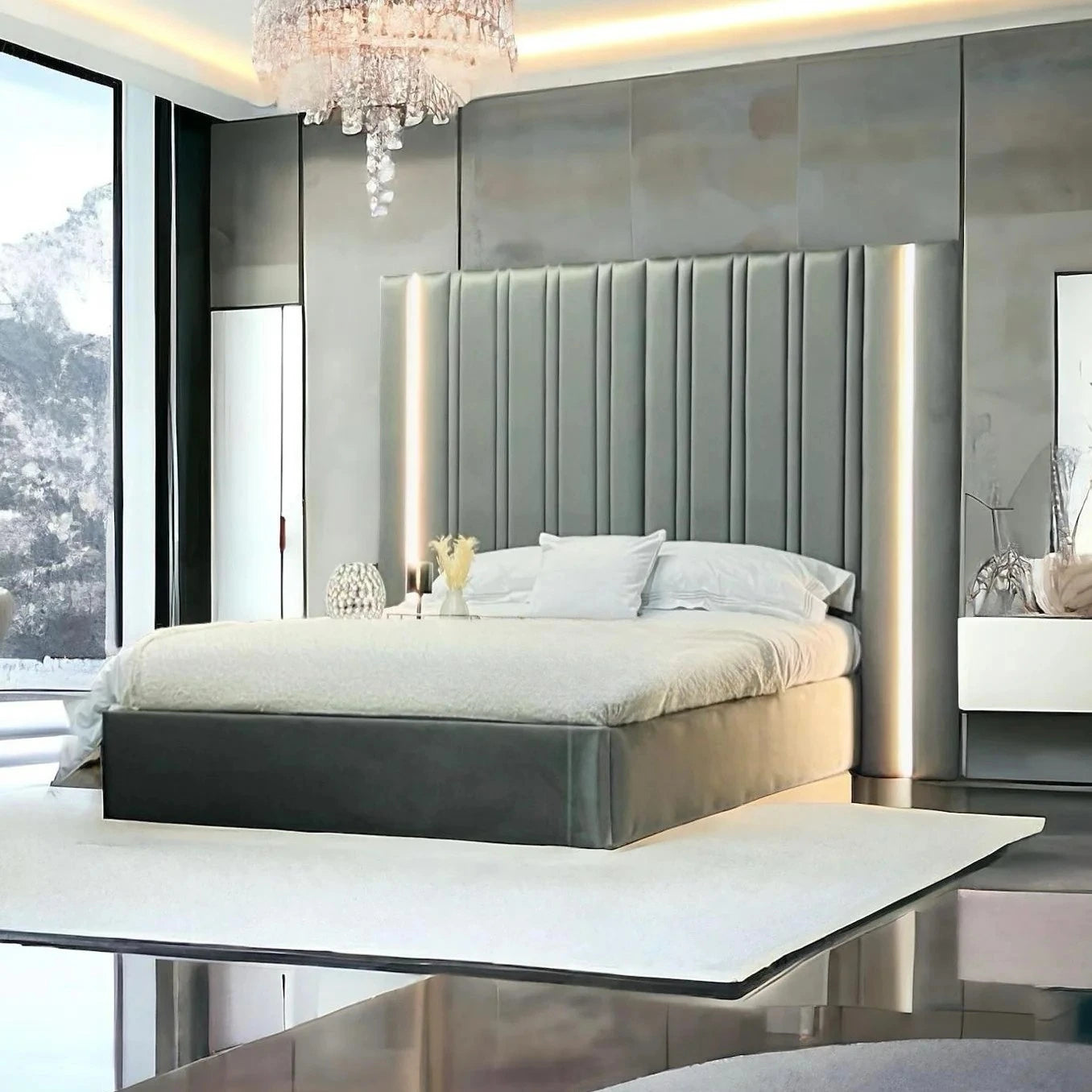 Harmony Multi Panel LED Lights Bed
