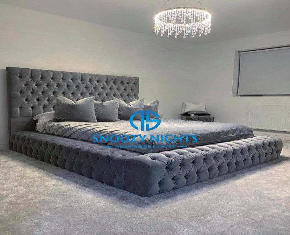 Florence Buttoned Ambassador Bed Frame