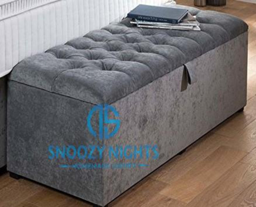 Eva Tufted Ottoman Blanket Storage Toy Box