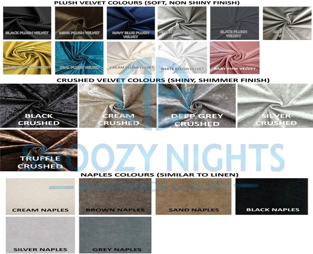 Mario Wide Wingback Curved Bed Frame